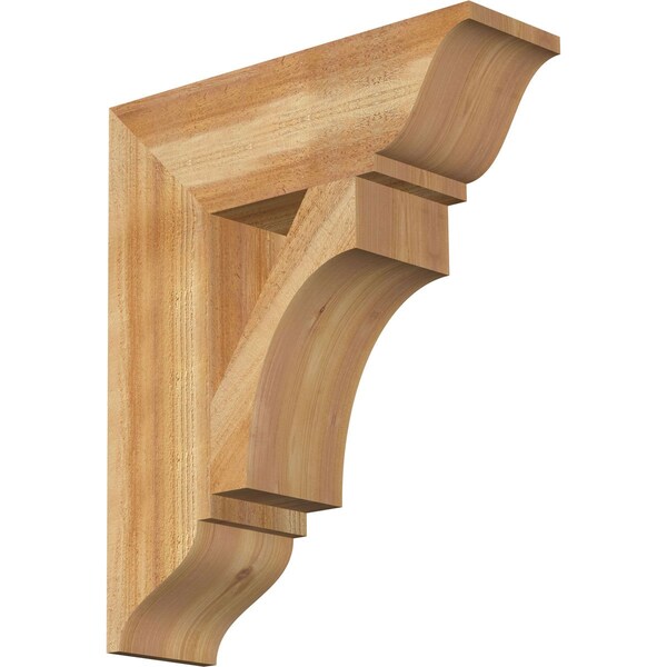 Ekena Millwork Westlake Traditional Rough Sawn Bracket, Western Red Cedar, 6"W x 20"D x 24"H BKT06X20X24WTL01RWR - main